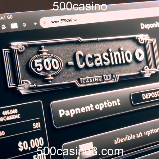Entendendo a Categoria 'Depósitos' no 500casino